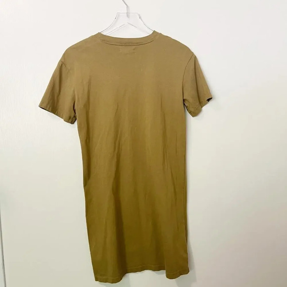 MADEWELL Tee Dress in‎ Olive Green - Picture 3 of 6